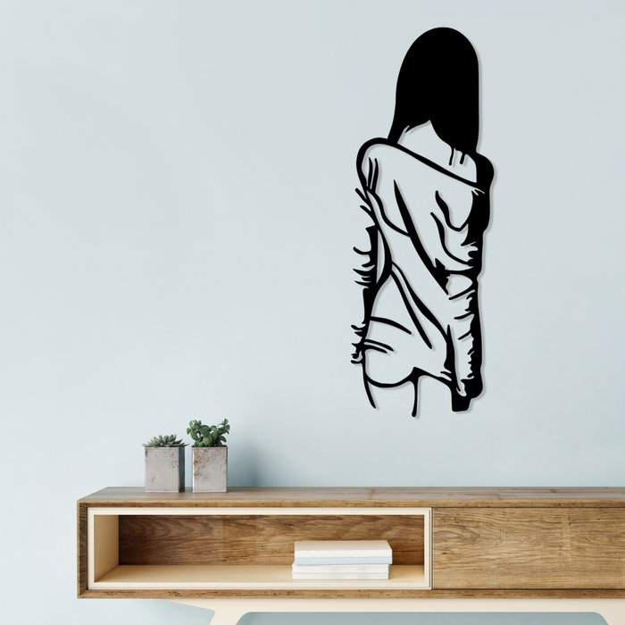 Wallity Woman With Loose Dress Escultura de pared Wallity Woman With Loose Dress Escultura de pared